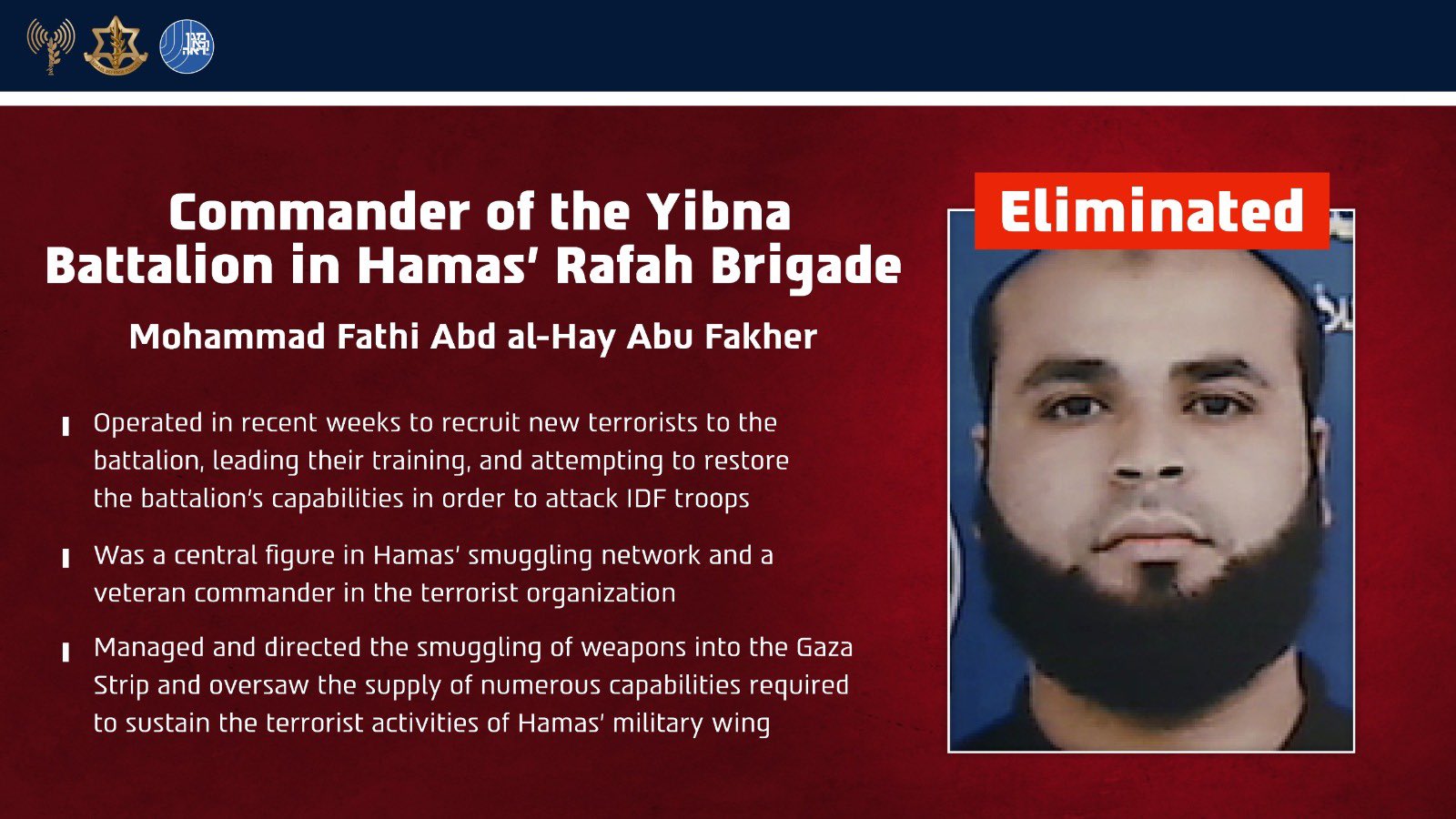 IDF Kills Hamas Battalion Commander in Gaza Strike