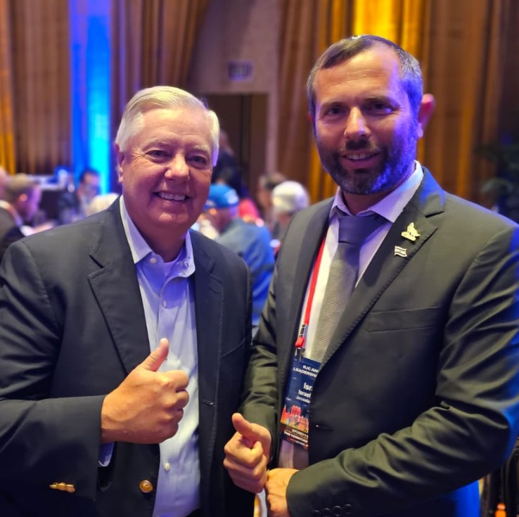 Binyamin Governor Posts Heartfelt Eulogy to Lindsey Graham