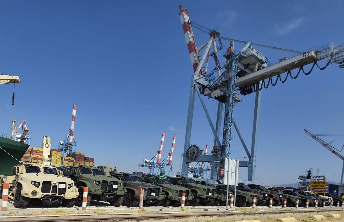 Massive U.S. Military Shipment Arrives at Haifa Port