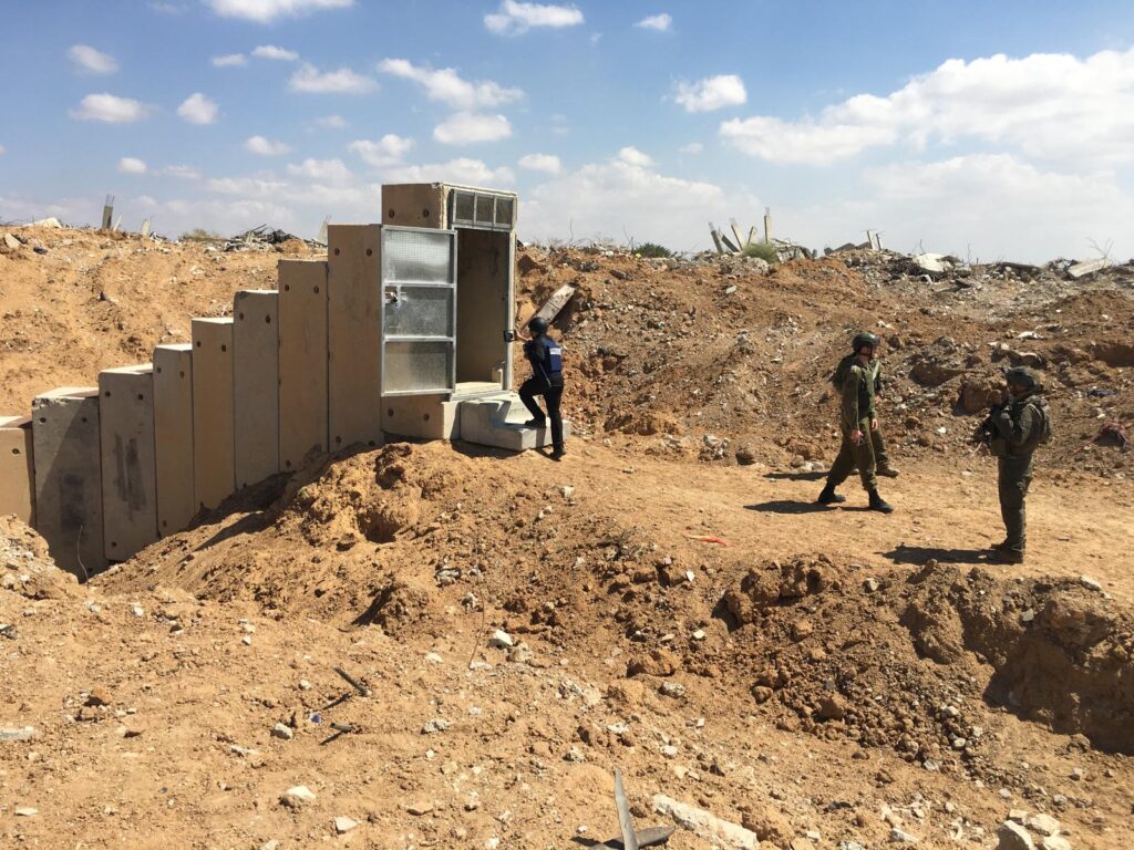 New sprawling Hamas terror tunnel revealed } Photo credit: Benjamin Weinthal