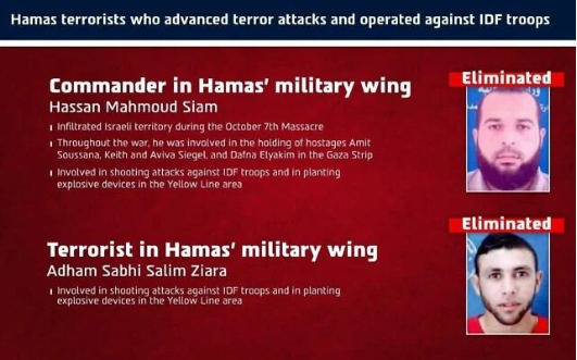 IDF Eliminates Notorious Oct. 7 Terrorist Who Held 4 Hostages
