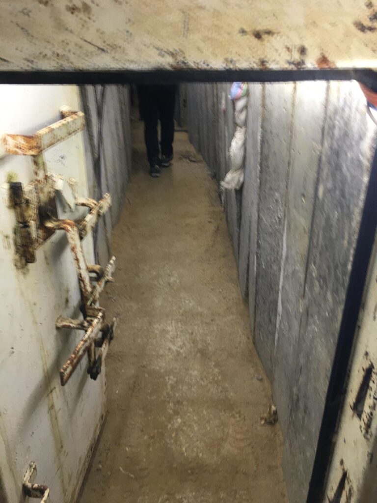 Inside a Hamas terror tunnel on September 23, 2026 | Photo courtesy: Benjamin Weinthal