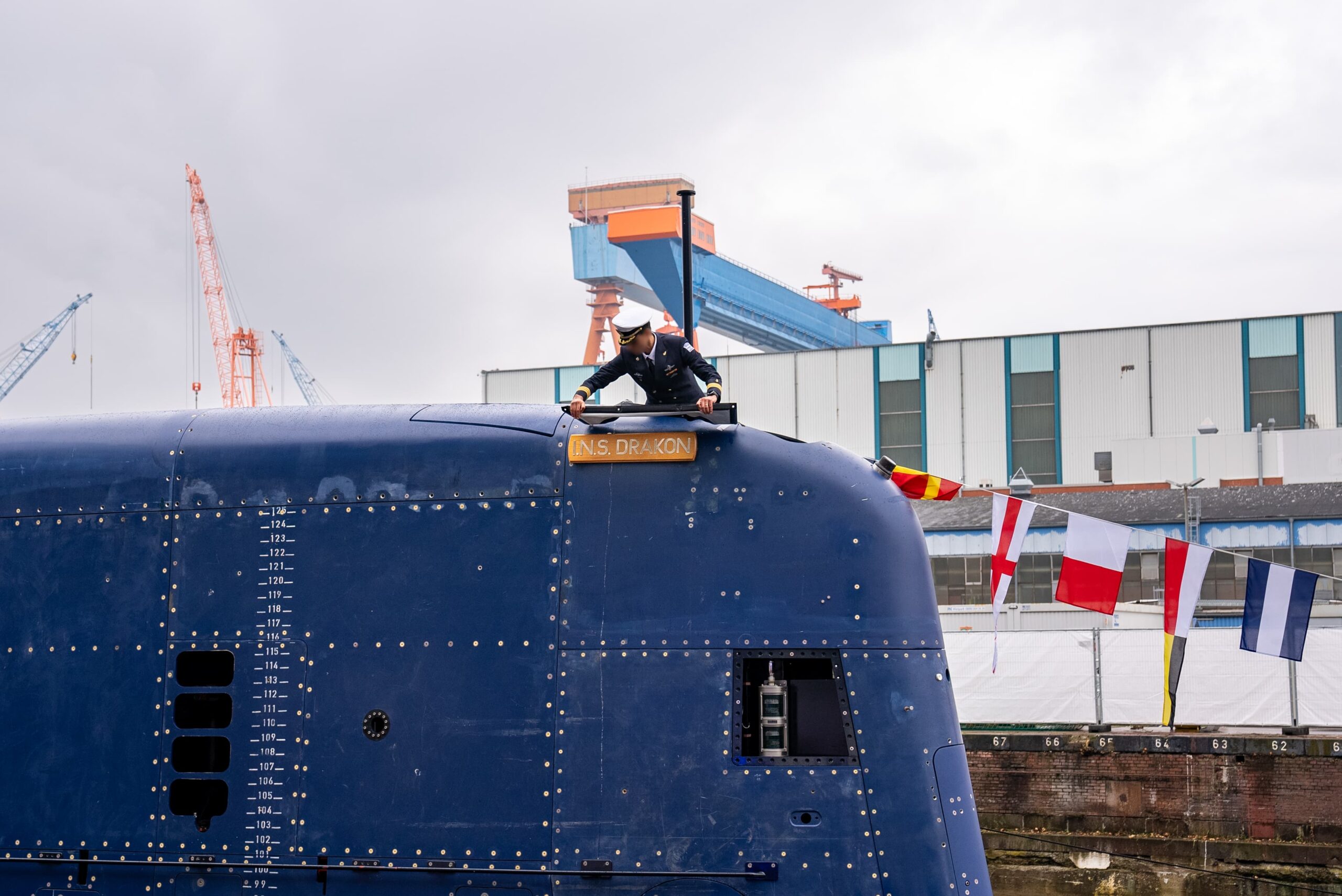 New IDF Sub “Dragon” Leaves Germany After Years of Delays