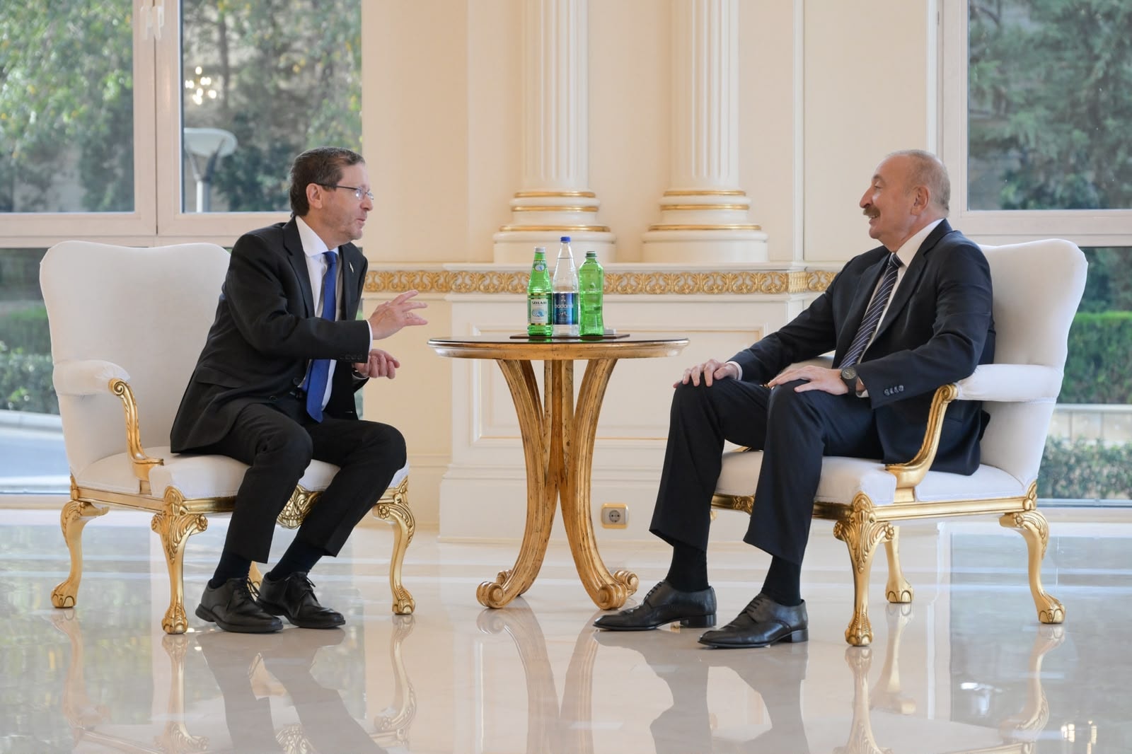 Israel-Azerbaijan Axis: Herzog Meets Aliyev in Baku