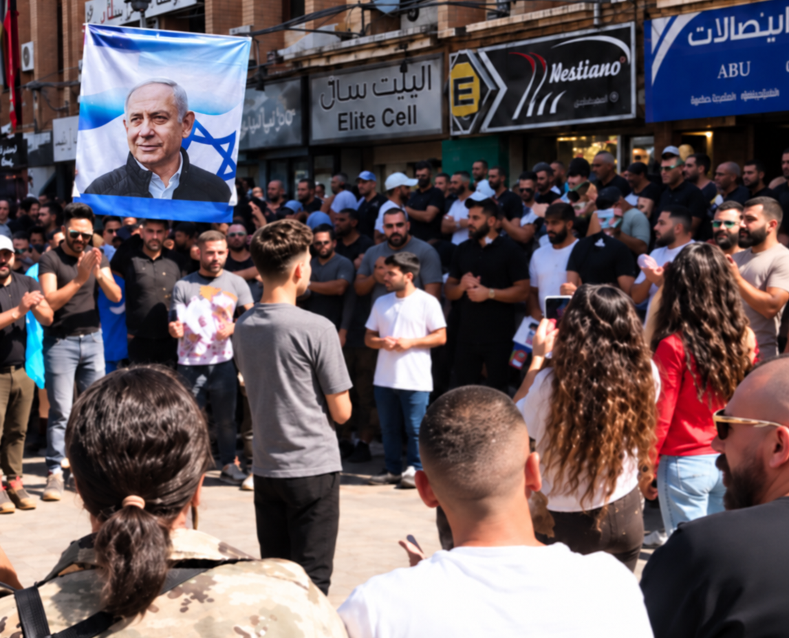 Druze in Syria Wave Israeli Flags on October 7 Anniversary